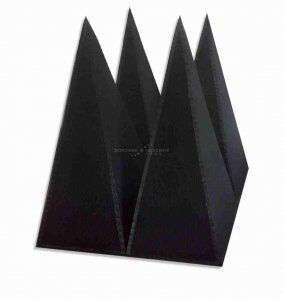 암실의 전자기 간섭을 줄이기 위한 피침형 흡수 꿀집