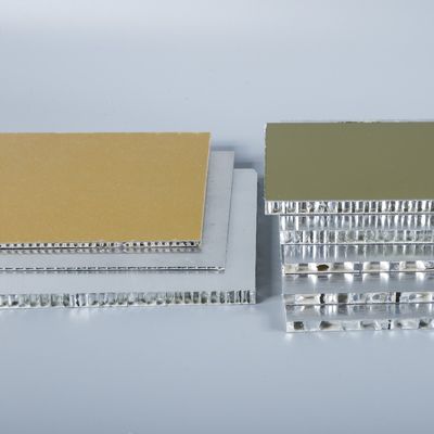 PE 및 PVDF 코팅 건설 1 2 알루미늄 꿀집 패널
