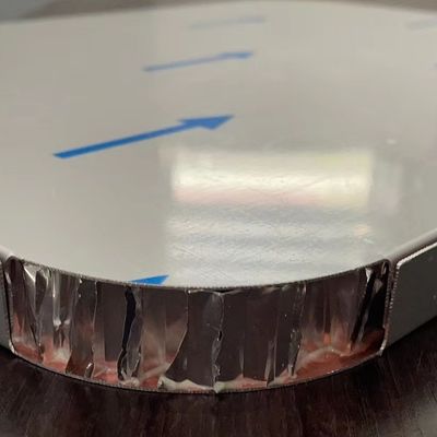 PVDF 코팅 커튼 벽 및 건설을위한 알루미늄 꿀집 보드
